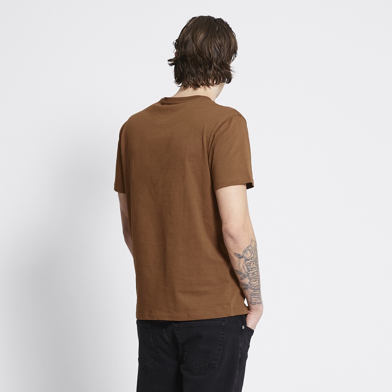 Basic tee "Marlon" Tobacco